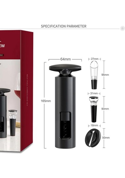 Folyo Kesici Şarap Havalandırıcı Pourer Vakum Tapaları Kendi Kendine Pullama Yeniden Kullanılabilir (Yurt Dışından) fiyatları