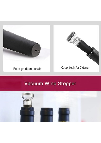 Folyo Kesici Şarap Havalandırıcı Pourer Vakum Tapaları Kendi Kendine Pullama Yeniden Kullanılabilir (Yurt Dışından) modelleri