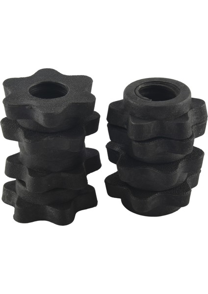 4 Çift Dumbbell Altıgen Somun Dambıl Çubuk Fındık Barbell Çubukları Için Spinlock Yakaları Eğitim Sporları (Yurt Dışından)