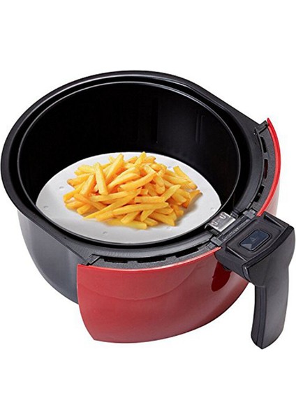 100PCS Hava Fritöz Astarları 9 Inç Bambu Vapur Astarları 100 Adet Tur 8 Inç Fırın Çemberleri ile Buhar Kağıtları (Yurt Dışından) fiyatları