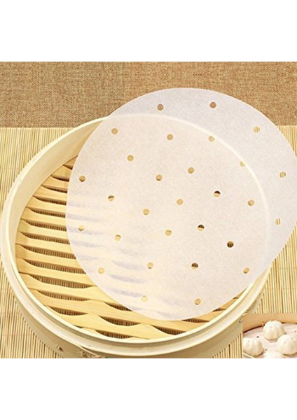 100PCS Hava Fritöz Astarları 9 Inç Bambu Vapur Astarları 100 Adet Tur 8 Inç Fırın Çemberleri ile Buhar Kağıtları (Yurt Dışından) indirimleri