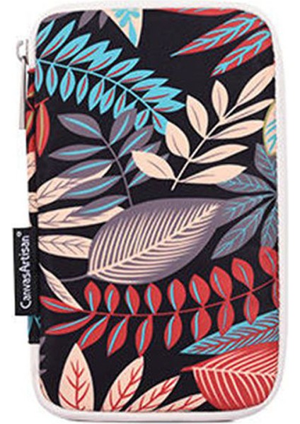 H30-T0121 Yaprak Baskılı Ultra Ince Koruyucu Dizüstü Bilgisayar Kılıfı Fermuarlı Dizüstü Bilgisayar Küçük Çantalı - Siyah/12 Inç Dizüstü (Yurt Dışından) indirimleri