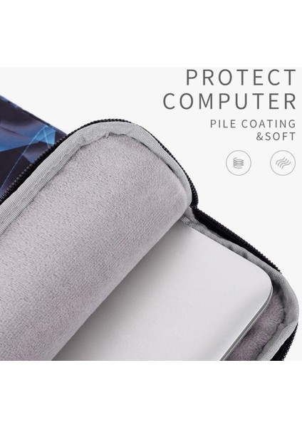 Canvasartısan H11-01 3D Elmas Desenli Dizüstü Bilgisayar Koruyucu Kılıf Çantası - Mavi/12 Inç Dizüstü Bilgisayarlar Için (Yurt Dışından) fırsatları