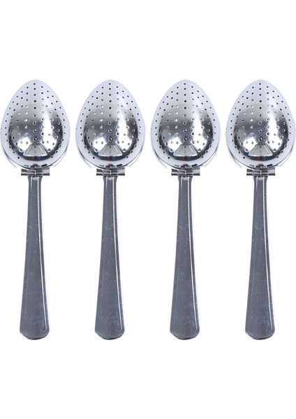 4x Paslanmaz Çelik Çay Infüzer Süzgeç Kaşık Gevşek Yaprak Filtre Otlar Baharat Yeni! (Yurt Dışından)