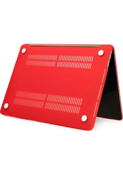 Mat Pc Ön ve Arka Koruyucu Telefon Kılıfı Cep Telefonu Çantası Kabuğu MacBook Pro 13 Inç A1706 / A1708 / A1989 / A2159 / A2251 / A2289 / A2338 - Kırmızı (Yurt Dışından) indirimleri