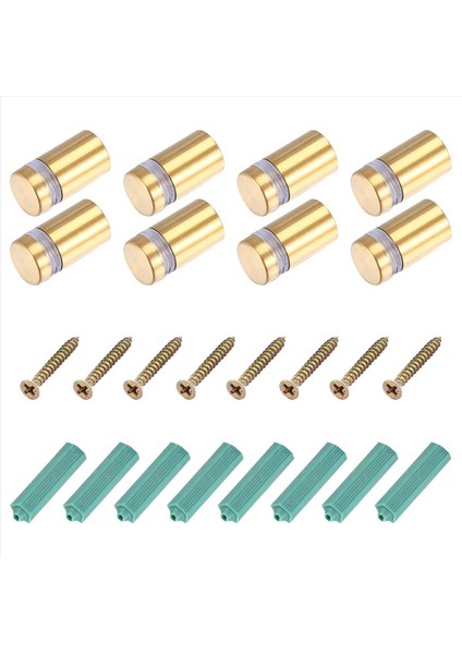 8 Set Standoff Vidaları Reklam Tırnak Çivi Soğutma Duvar Montaj Donanımı Akrilik Resim Çerçevesi (12 x 20MM) (Yurt Dışından) modelleri