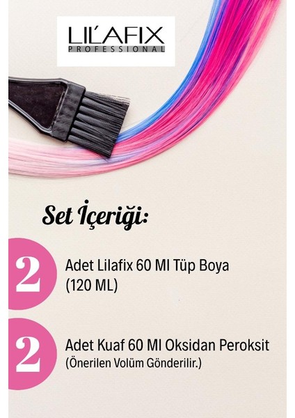 2+2 Saç Boyası ve Oksidanlı Avantajlı Set - 6/0 Koyu Kumral modelleri