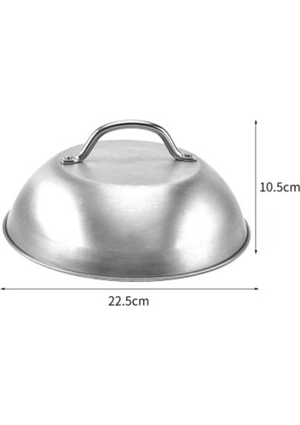 2x Paslanmaz Çelik Biftek Örtüsü Kalın Batı Restoranı Batı Gıda Kapağı El Kolu Biftek Kapağı Yarım Küre Kapak (Yurt Dışından) indirimleri