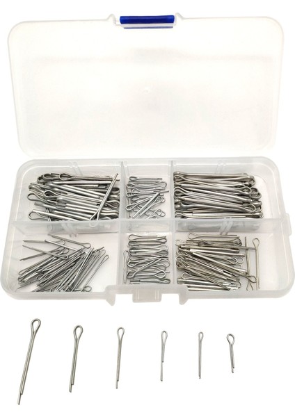 350PC Split Pins Cotter Fixings Set Çeşitli Boyutlar Çinko Kaplama Çelik Sabit Kılıf (Yurt Dışından) fiyatları