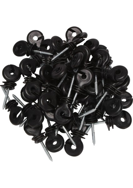 50PCS Elektrikli Çit Ofset Halka Yalıtıcı Eskrim Vidası Direklerde Tel Güvenli Tarım Bahçe Malzemeleri Aksesuarları (Yurt Dışından)