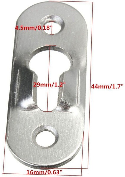 100 Pcs 44MM Metal Anahtar Deliği Askı Bağlanıcıları Resim Fotoğraf Boyama Bağlantı Elemanları (Yurt Dışından) fırsatları