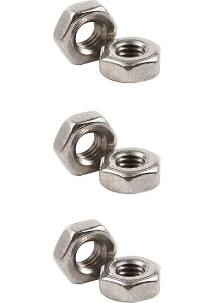 300PCS M3 3mm Dişi Iplik Hex Metal Fındık Tutturucu Gümüş Ton (Yurt Dışından) fiyatları