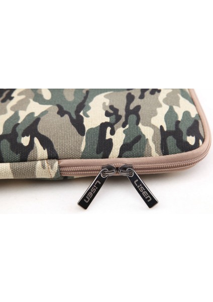 Lısen 13 Inç Cool Kamuflaj Dizüstü Bilgisayar Kılıfı, Boyut: 34,5 x 24,5 x 2 cm - Kahverengi (Yurt Dışından) fiyatları