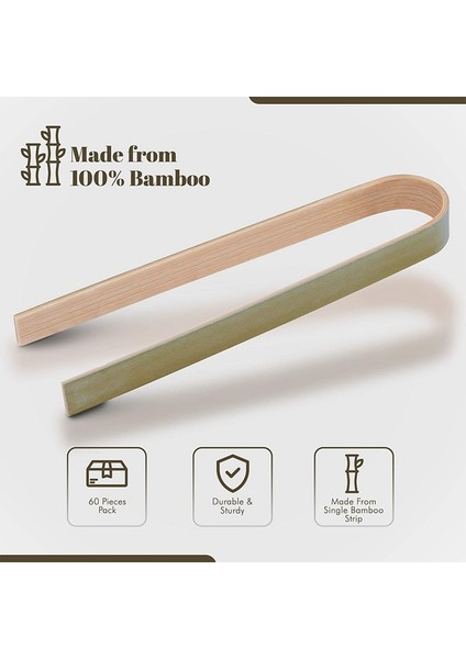40PCS Yemek Pişirmek Için Ahşap Maşalar Mini Toaster Maşa Mutfak Gezegen Dostu ve Hafif Için Mini Bambu Maşa (Yurt Dışından) modelleri