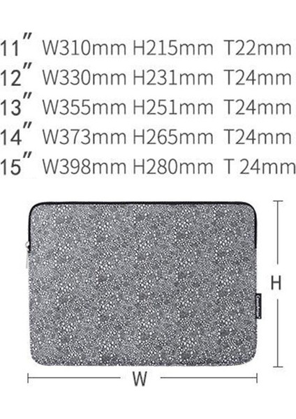 Canvasartısan H12-01 Mat Dokulu Dizüstü Bilgisayar Kılıfı Pc Dizüstü Bilgisayar Çantası Kılıfı - Gri/15 Inç Dizüstü Bilgisayarlar Için (Yurt Dışından) indirimleri