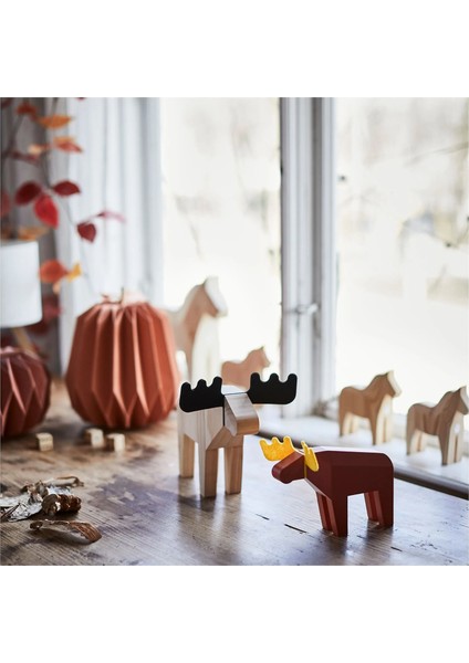 Hostagılle Dekoratif Aksesuar Çam Siyah 18 cm Geyik fırsatları