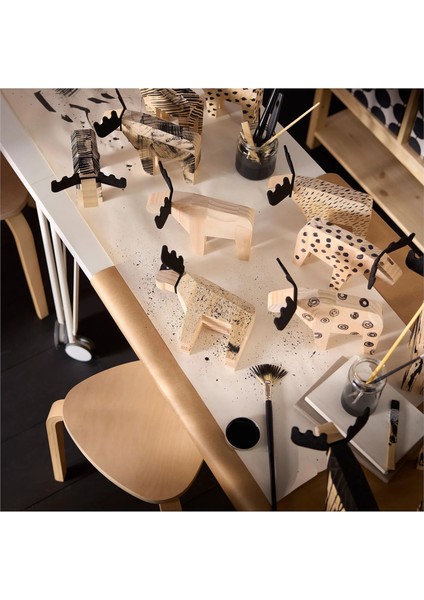 Hostagılle Dekoratif Aksesuar Çam Siyah 18 cm Geyik