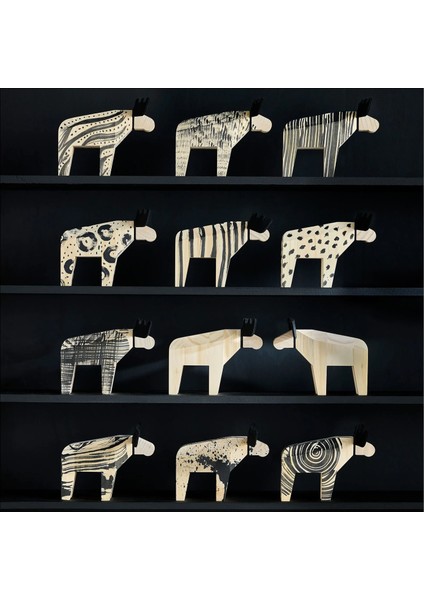 Hostagılle Dekoratif Aksesuar Çam Siyah 18 cm Geyik