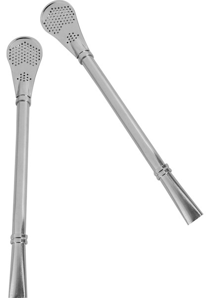 2 Adet Set - Paslanmaz Çelik Yerba Arkadaşı Çay Bombilla Kabak Içme Saman Filtrelenmiş (Yurt Dışından) indirimleri