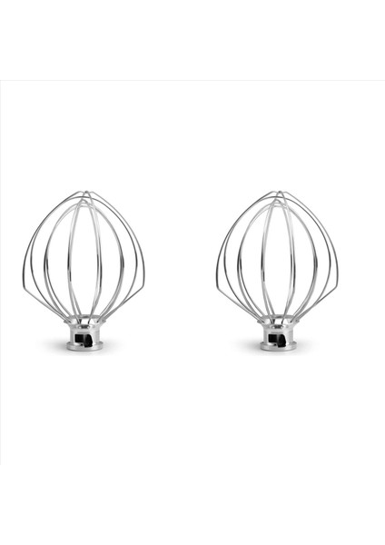 2x Paslanmaz Çelik Çırpma 5K452WW Kitchenaid Mutfak Makinesi Için 5KSM90-5KSM185 (Yurt Dışından)