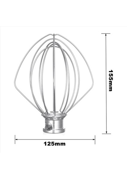 2x Paslanmaz Çelik Çırpma 5K452WW Kitchenaid Mutfak Makinesi Için 5KSM90-5KSM185 (Yurt Dışından) fiyatları
