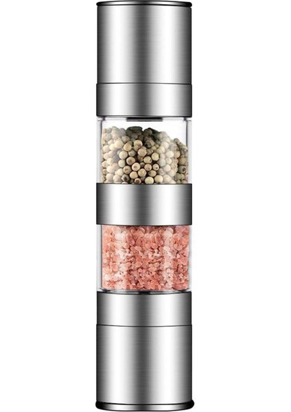 3 Adet Tuz ve Karabiber Öğütücü Seti Ayarlanabilir Seramik Rotorlu Paslanmaz Çelik Tuz Değirmeni 22CM ve 15CM (Yurt Dışından) indirimleri