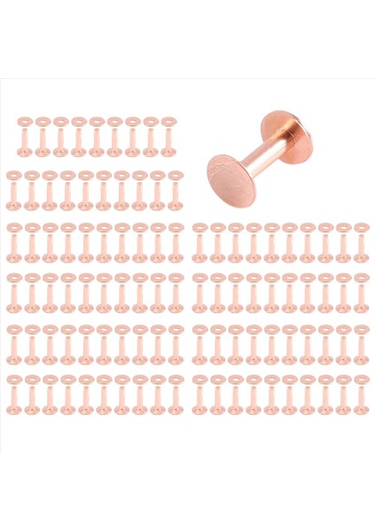 100 Set Bakır Perçin ve Çapak Yıkayıcılar Deri Bakır Perçin Tutturucu Yakalar Deri Diy Zanaat Malzemeleri (Yurt Dışından) modelleri