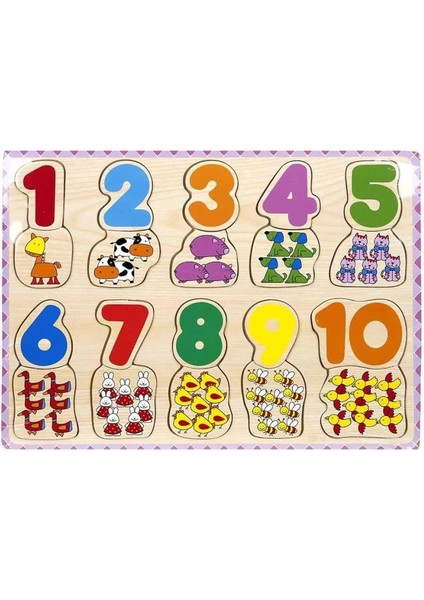 Bfs 1006609 Tahta Bultak Rakamlar Hayvanlı modelleri