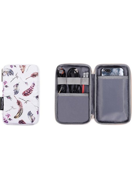 H9-T0121 Suluboya Tüy Desenli Ultra Ince Dizüstü Bilgisayar Taşıma Darbeye Dalı Dizüstü Bilgisayar Kılıfı ve Küçük Çanta - Beyaz/11 Inç Dizüstü (Yurt Dışından) fırsatları