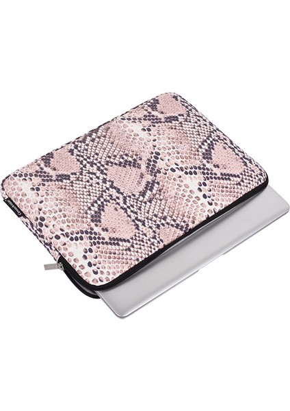 Canvasartısan H38-T0123 Yılan Desenli Polyester Dizüstü Bilgisayar Çantası Koruyucu Kılıf ve Küçük Çanta - Pembe/12 Inç Dizüstü Bilgisayarlar Için (Yurt Dışından) modelleri