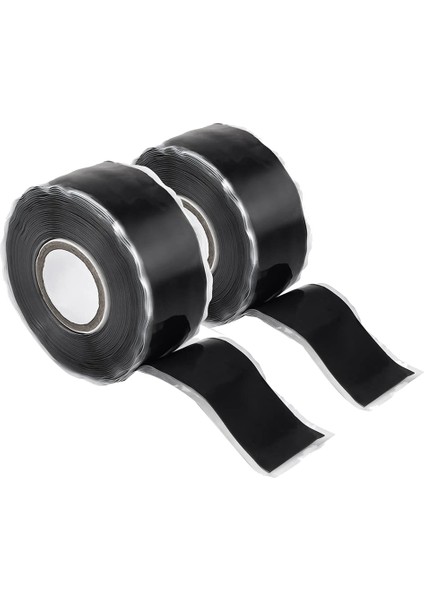 2 Paket Kendini Sızdırmazlık Silikon Bant 1 Inç 10 Feet Su Geçirmez Hortum Onarım Sızıntısı Sızdırmazlık Kauçuk Bant (Yurt Dışından)