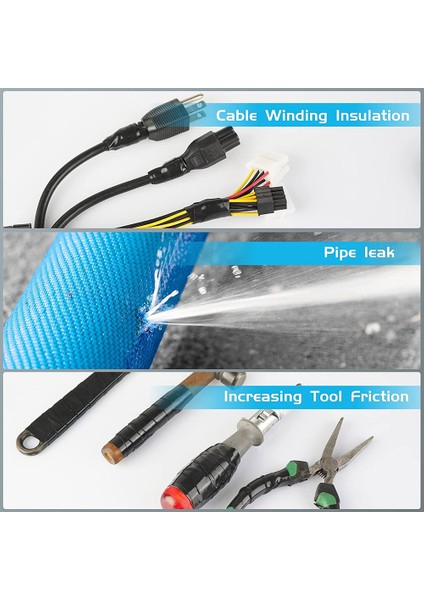 2 Paket Kendini Sızdırmazlık Silikon Bant 1 Inç 10 Feet Su Geçirmez Hortum Onarım Sızıntısı Sızdırmazlık Kauçuk Bant (Yurt Dışından) fiyatları