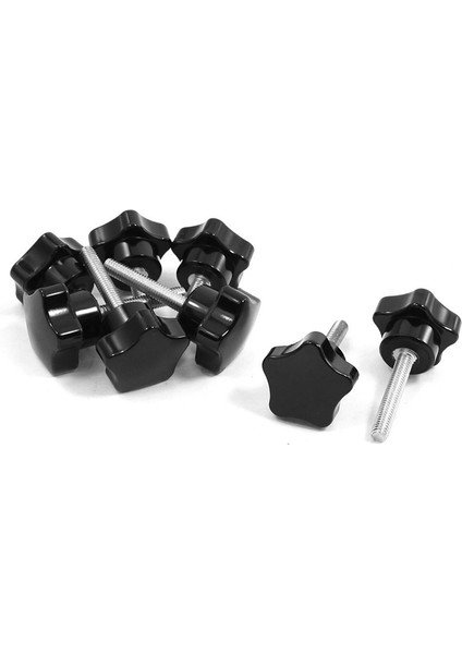 8 Adet M6 x 30MM Erkek Iplik Dia Kafa Kelepçesi Vidası Düğmesi (Yurt Dışından)