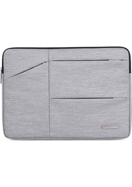 Canvasartısan L2-08 13 Inç Dizüstü Bilgisayar Taşıma Çantası Darbeye Dalı Su Geçirmez Dizüstü Bilgisayar Fermuarlı Kılıf Çantası (Sapsız) - Gri (Yurt Dışından)
