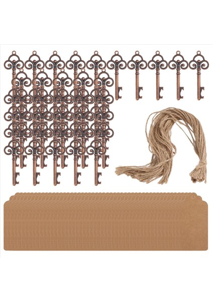 50 Pack Anahtar Şişe Açıcı Etiket Kartları ile Parti Rustik Dekorasyonu Için Düğün Favorisi (Yurt Dışından) fiyatları