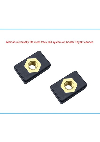 8pcs Kayak Yan Montaj Slayt Raylı Kaydırıcılar Balık Tutma Çubuk Kutup Tutucu Montaj Tabanı Sürgülü Somun (Yurt Dışından) fırsatları