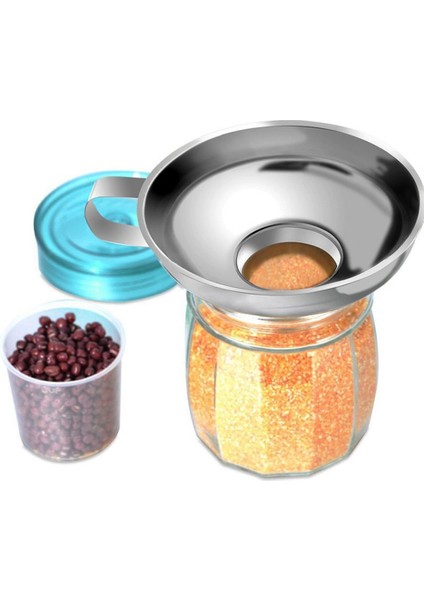 4 Adet Geniş ve Normal Kavanozlar Için Huni Set Huni Yararlı Paslanmaz Çelik Geniş Ağız Konserve Huni Büyük Ağız Hunileri (Yurt Dışından) indirimleri