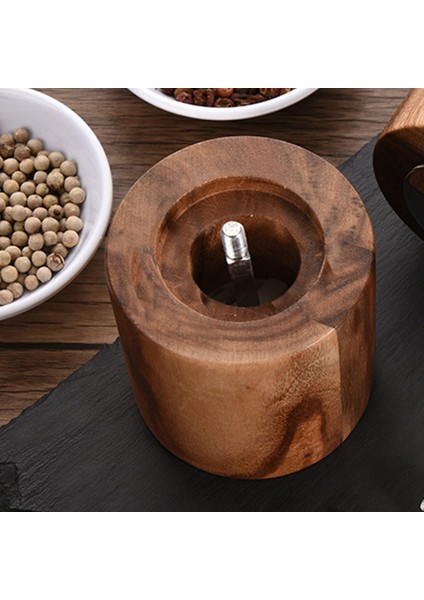 2x Biber Değirmeni Klasik Saplı ve Ayarlanabilir Seramik Rotorlu El Krank Odun Biber Öğütücü (Yurt Dışından) indirimleri