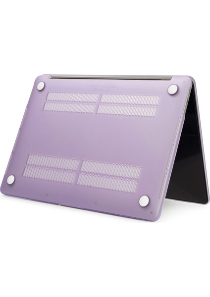 Mat Pc Ön ve Arka Koruyucu Telefon Kılıfı Cep Telefonu Çantası Kabuğu MacBook Pro 13 Inç A1706 / A1708 / A1989 / A2159 / A2251 / A2289 / A2338 - Mor (Yurt Dışından) indirimleri
