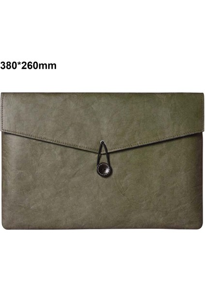 15/16 Inç Dizüstü Bilgisayarlar Için Su Geçirmez Dupont Kağıt Taşıma Çantası Hafif Koruyucu Kılıf (Yurt Dışından)