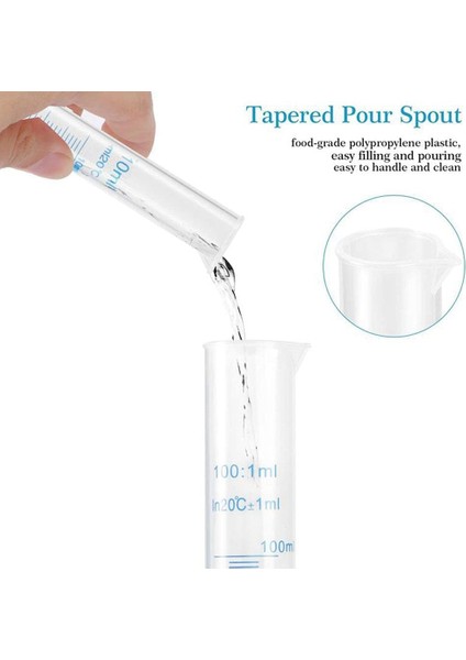 Laboratuar (100ML) Için Silindir Plastik Dereceli Tüp Aletinin Ölçülmesi (Yurt Dışından) fırsatları