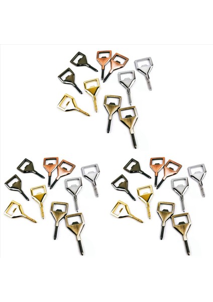 30X Metal Şişeler Açıcı Kitleri Boş Açıcı Ekle Diy Metal Bira Açıcı Kare Açıcı (Yurt Dışından)