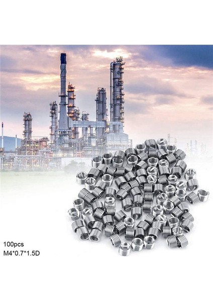 200PCS Tel Ekleme Ipliği M4 Helikopter Ipliği Onarım Paslanmaz Çelik SS304 Iplik Ekleme Sarmal Tel Eki (M40 71 5d) (Yurt Dışından) indirimleri