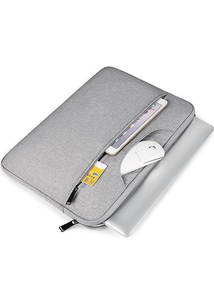 13,3 Inç Dizüstü Bilgisayar Polyester Koruyucu El Çantası Yumuşak Astarlı Dizüstü Bilgisayar Taşıma Çantası - Koyu Gri (Yurt Dışından) fiyatları