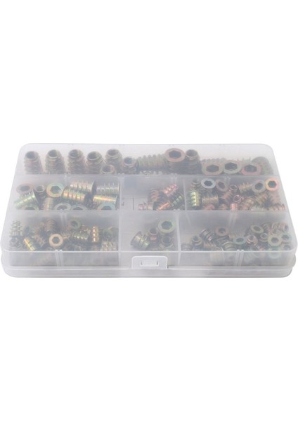 6x Dişli Ekler Somunlar Ahşap Ekleme Aracı Kiti M4/m5/m6/m8 Mobilya Vidası Cıvata Bağlantı Elemanı (990 Adet) (Yurt Dışından) modelleri