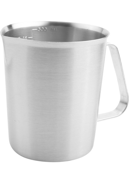 Paslanmaz Çelik Ölçüm Kupası Kupa Karıştırma Reçine Araçları Hassasiyetli Mutfak Jug Pour Spout Pişirme Pişirme 500ML (Yurt Dışından)