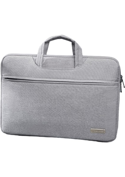 Vıctorıatourıst V7700 14 Inç Şık Dizüstü Bilgisayar Taşıma Çantası Polyester Dizüstü Bilgisayar Koruyucu El Çantası, Yükseltilmiş Versiyon - Gri (Yurt Dışından)