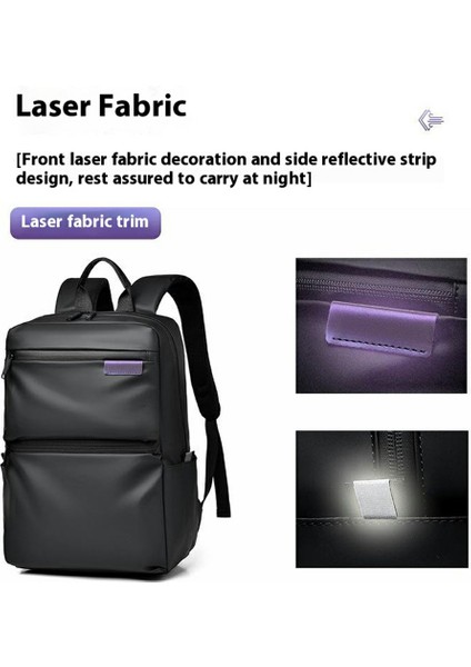 1201 20-35L Büyük Kapasiteli Basit Iş Sırt Çantası Hafif Şık Seyahat Dizüstü Bilgisayar Çift Omuz Çantası - Gri (Yurt Dışından) fiyatları