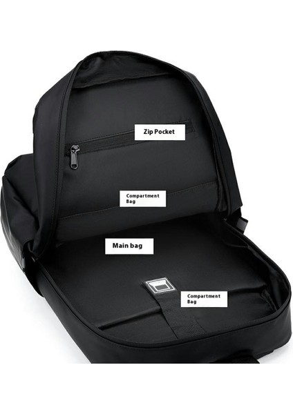 1201 20-35L Büyük Kapasiteli Basit Iş Sırt Çantası Hafif Şık Seyahat Dizüstü Bilgisayar Çift Omuz Çantası - Gri (Yurt Dışından) modelleri