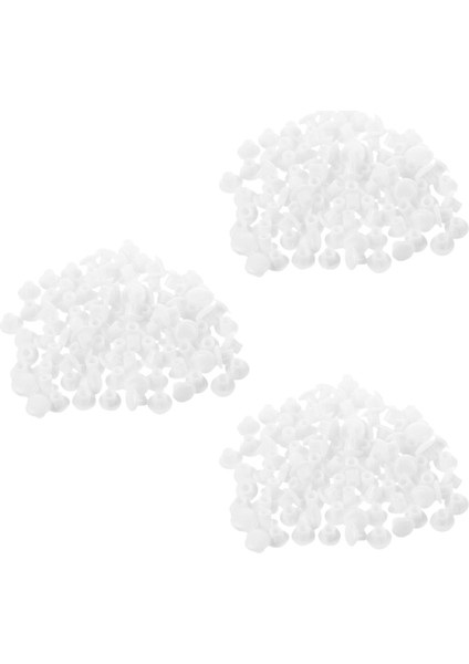 300 Adet Ev Mobilya Dekor 5 mm Beyaz Plastik Delik Delme Kapağı (Yurt Dışından)